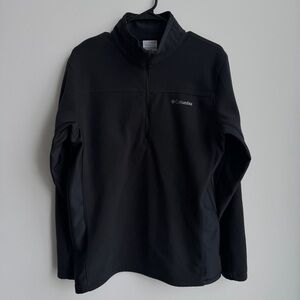 Columbia Men's Black Fleece Quarter Zip